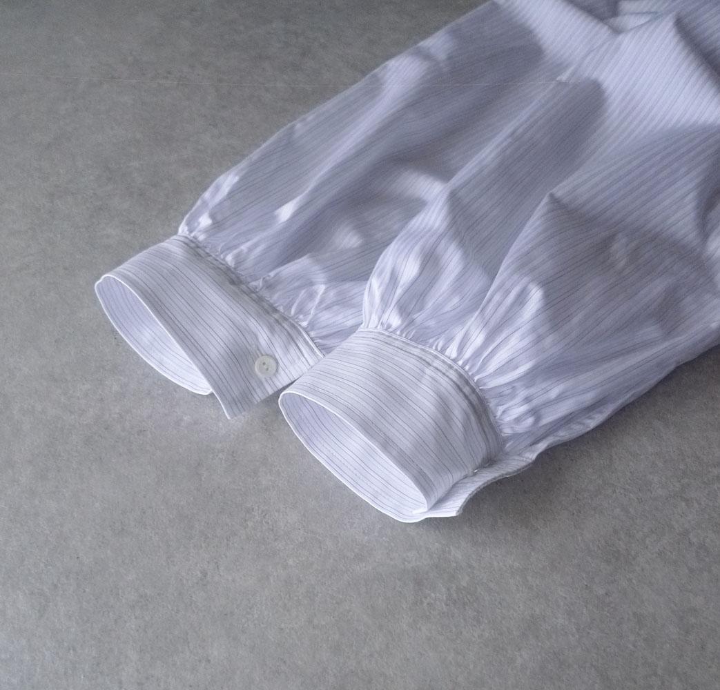 美品 トゥモローランド BACCA 2,6万円 ギャザーブラウス ストライプ