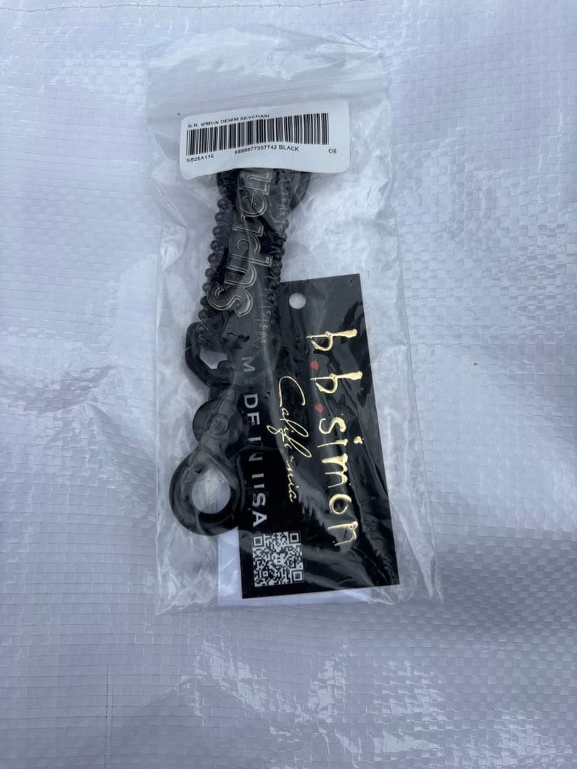 Supreme x b.b. Simon Denim Keychain 黒