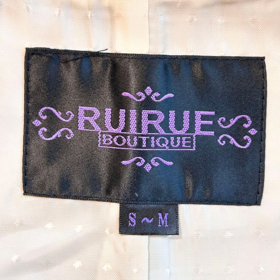 RUIRUE ケープ　ポンチョ　ルイルエブティック　ウール100%