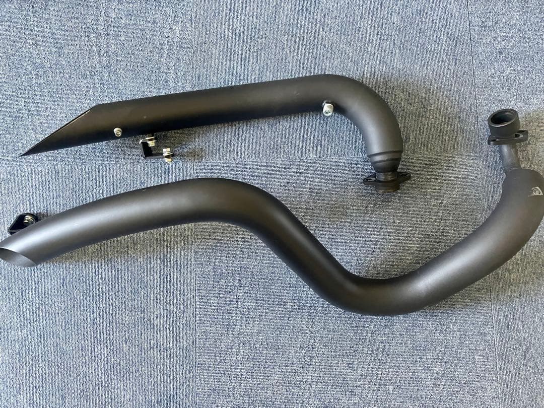 ドラッグスター400 T&Fベントマフラー　ニューロッドカスタム