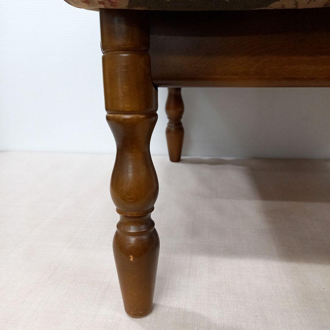 カリモク karimoku コロニアル オットマン 花柄 レトロビンテージ