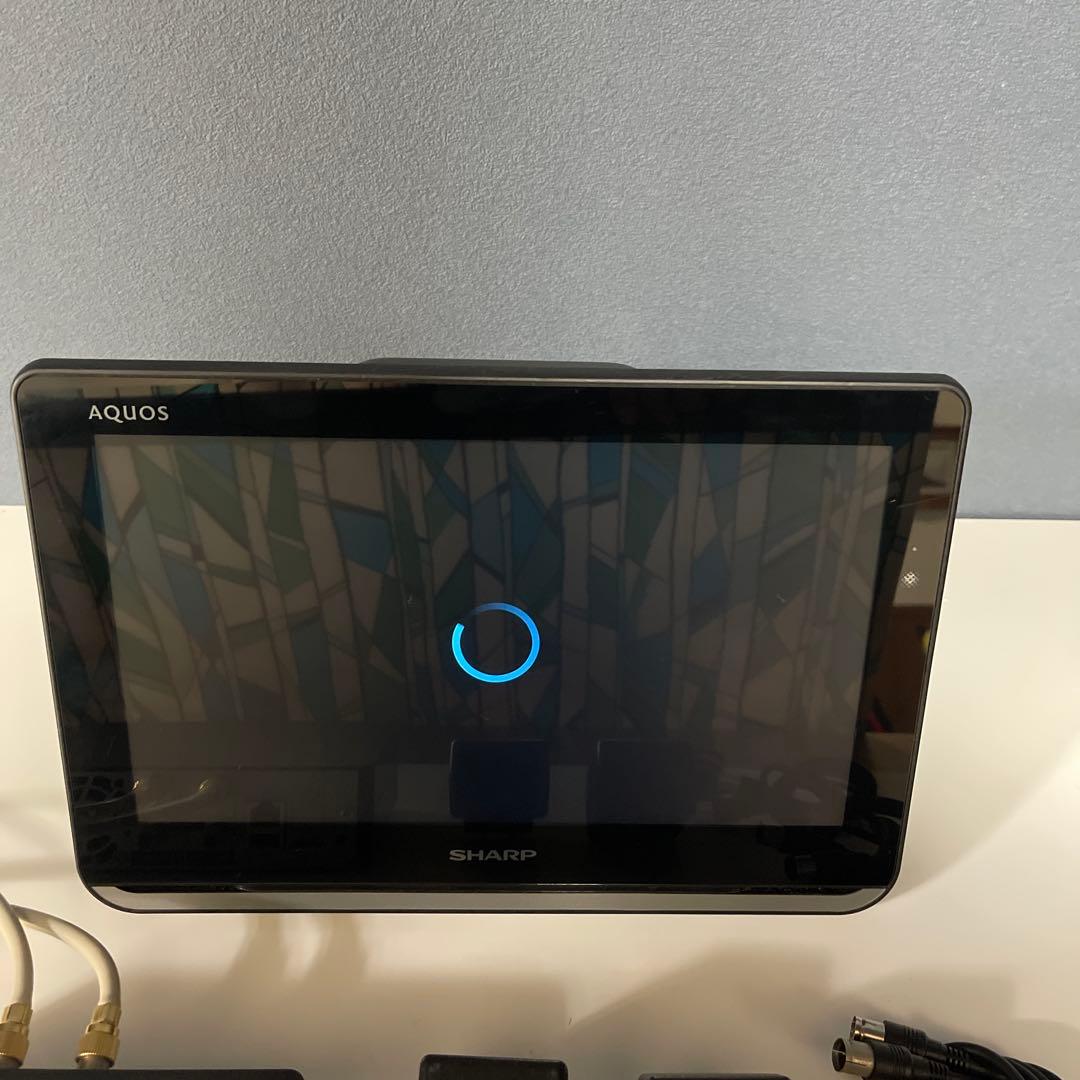 【美品】シャープ 12型 液晶 テレビ AQUOS 2T-C12AP-B 防水