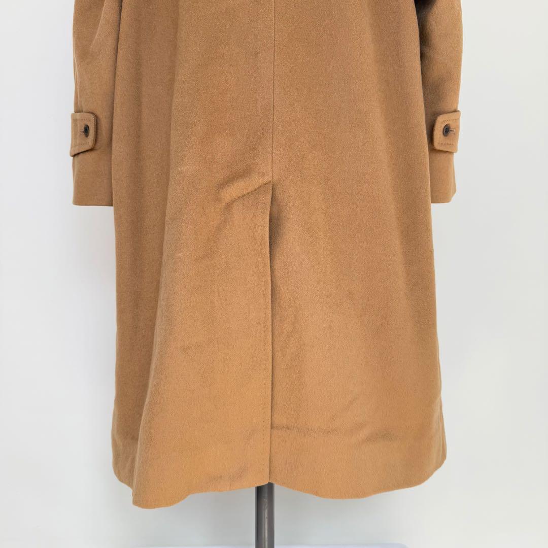 アクアスキュータム ピュアカシミヤ バルカラーコート 英国製 C751