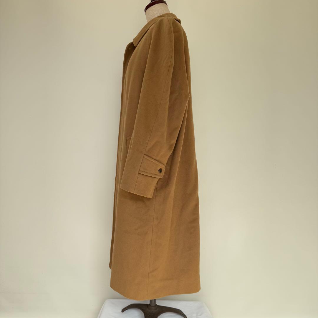 アクアスキュータム ピュアカシミヤ バルカラーコート 英国製 C751