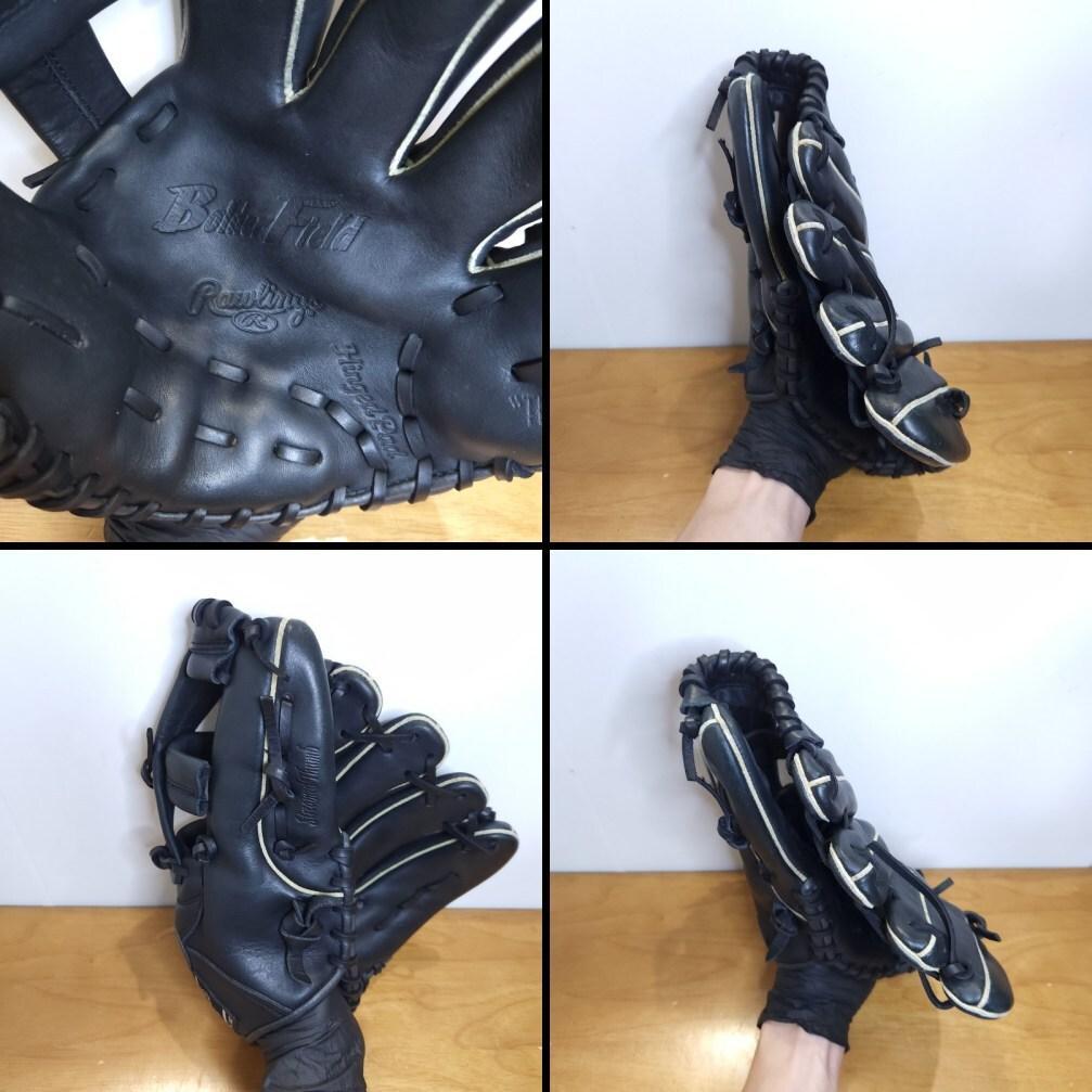 ローリングス フラッシャー 限定 シルバーラベル 美品 内野用 軟式グローブ