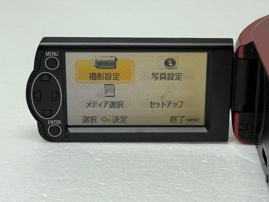 Panasonic HC-V210M レッド 動作確認済 フルHD ビデオカメラ