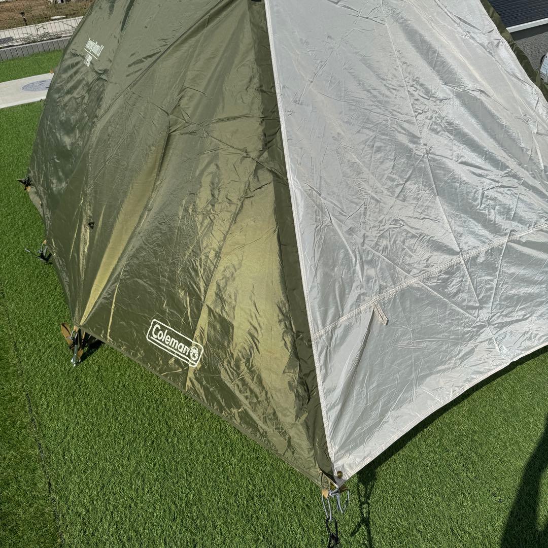 ①美品 コールマン ツーリングドームLX オリーブ テント