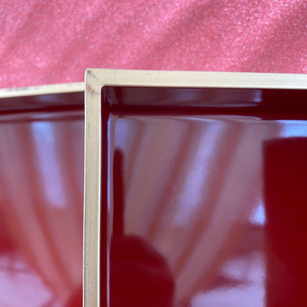 重箱三段重箱うさぎ花　値下げ￥11000