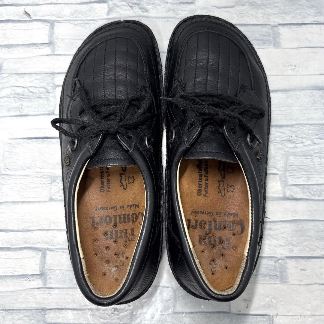 フィンコンフォート レースアップシューズ ブラック EU 37/23.5cm