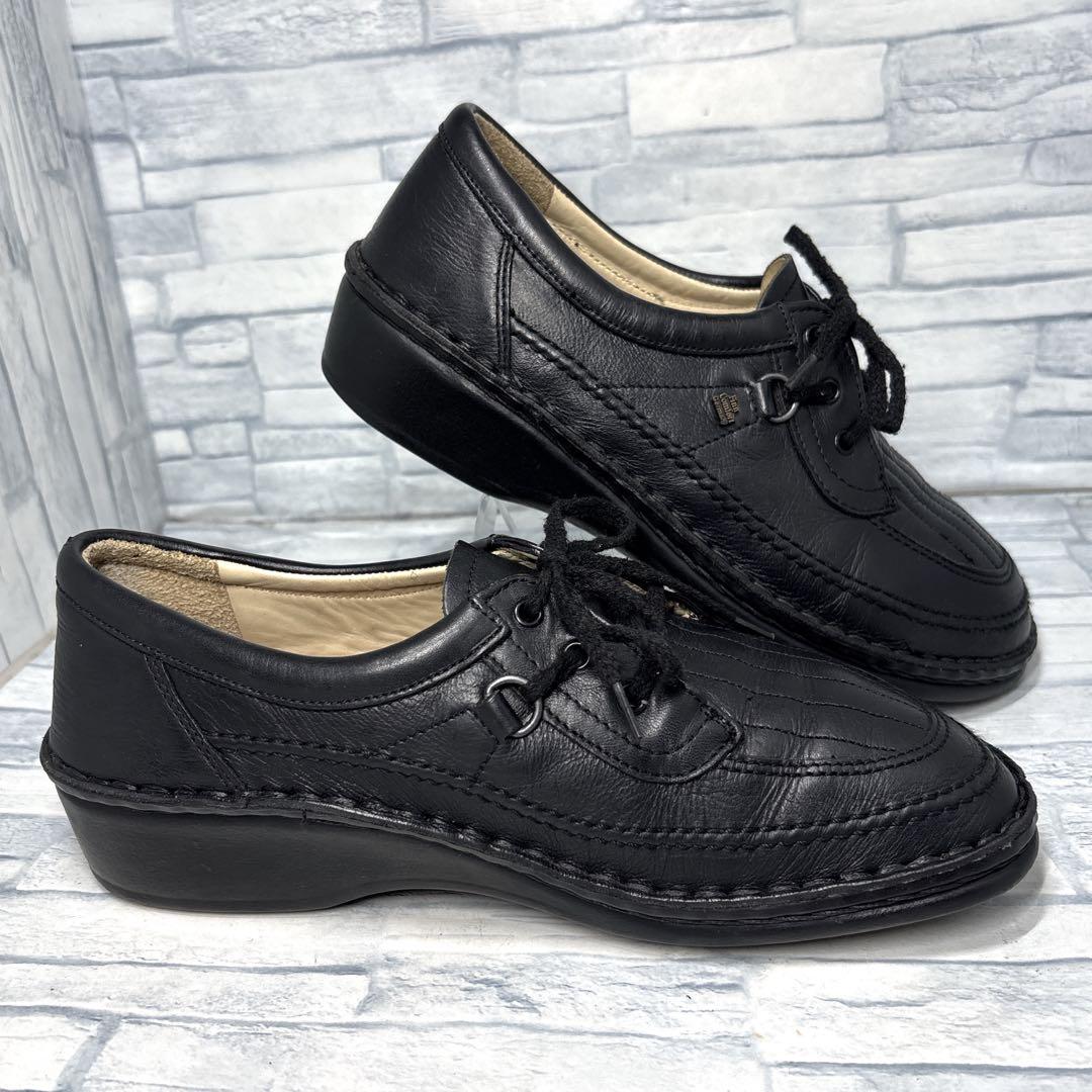 フィンコンフォート レースアップシューズ ブラック EU 37/23.5cm