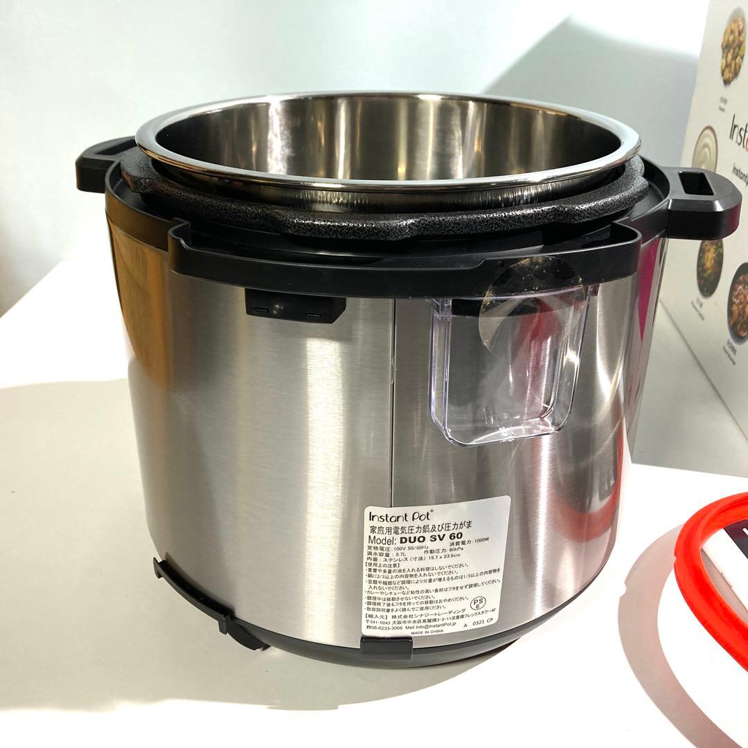 【未使用品】Instant Pot DUO SV 60 電気圧力鍋 6L