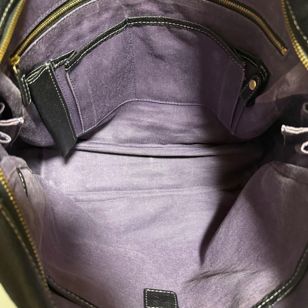 ⭐️未使用級⭐️　土屋鞄　アジール　キャリア　ビジネスバッグ　ブラック　レザー