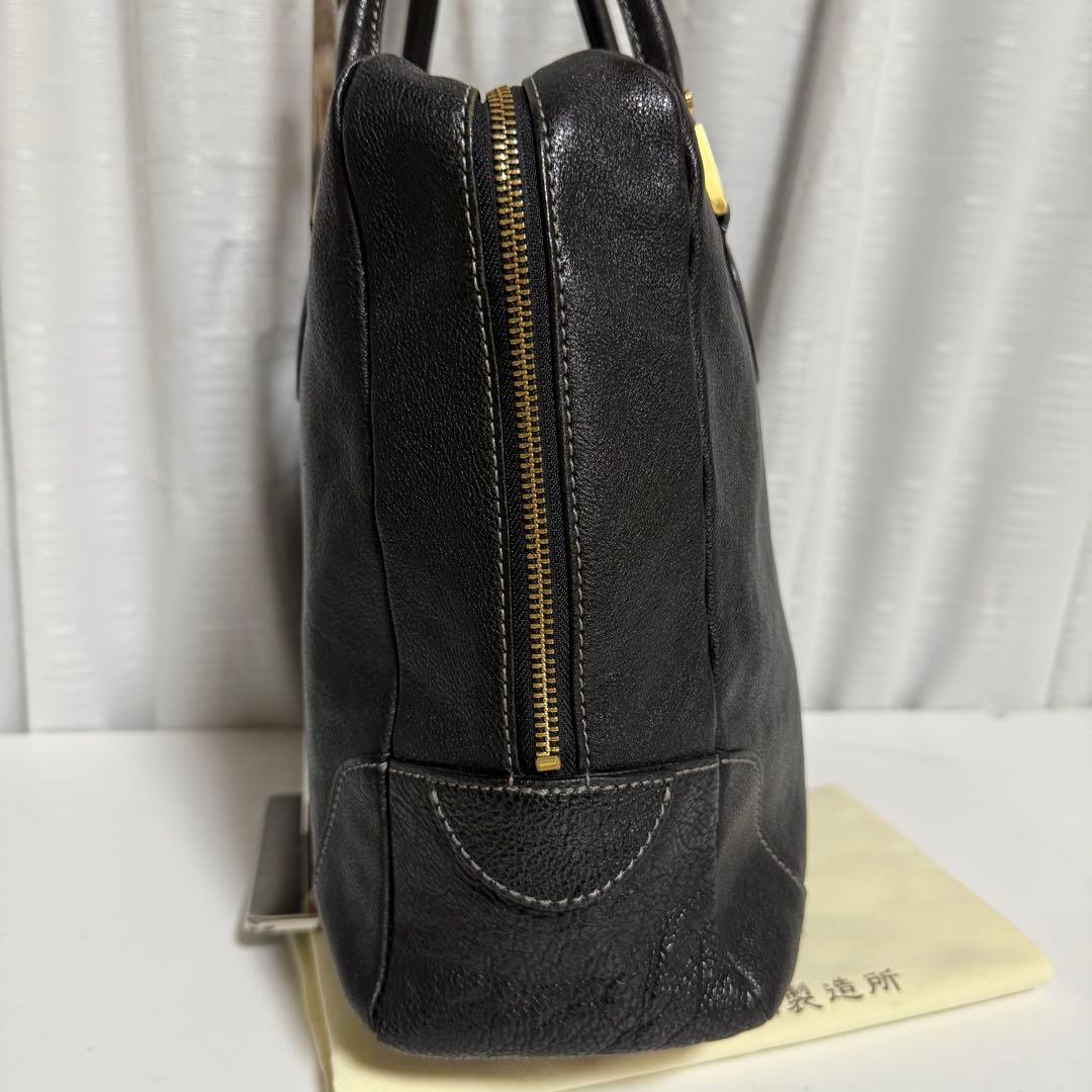 ⭐️未使用級⭐️　土屋鞄　アジール　キャリア　ビジネスバッグ　ブラック　レザー
