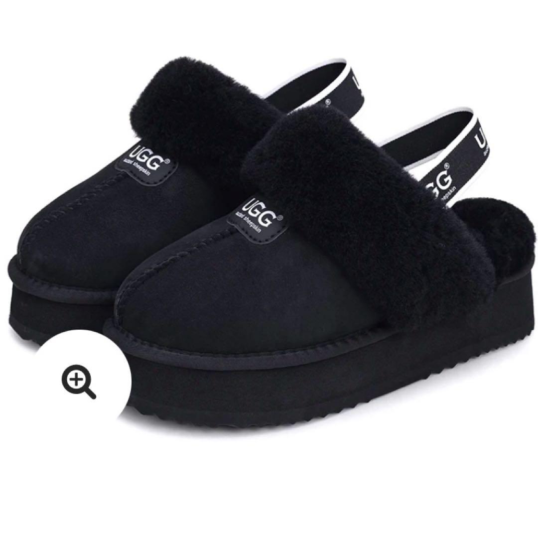 UGG Australia Classic ファンケット ブラック38 24cm
