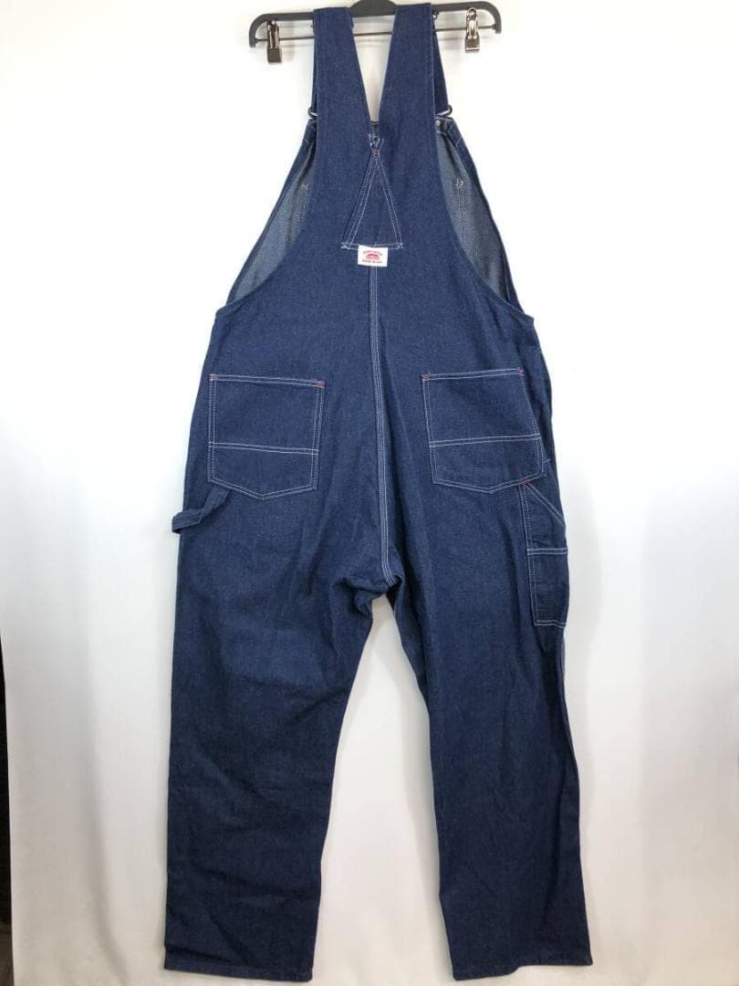 USA製 ラウンドハウス デニムオーバーオール サロペット 濃紺 W42