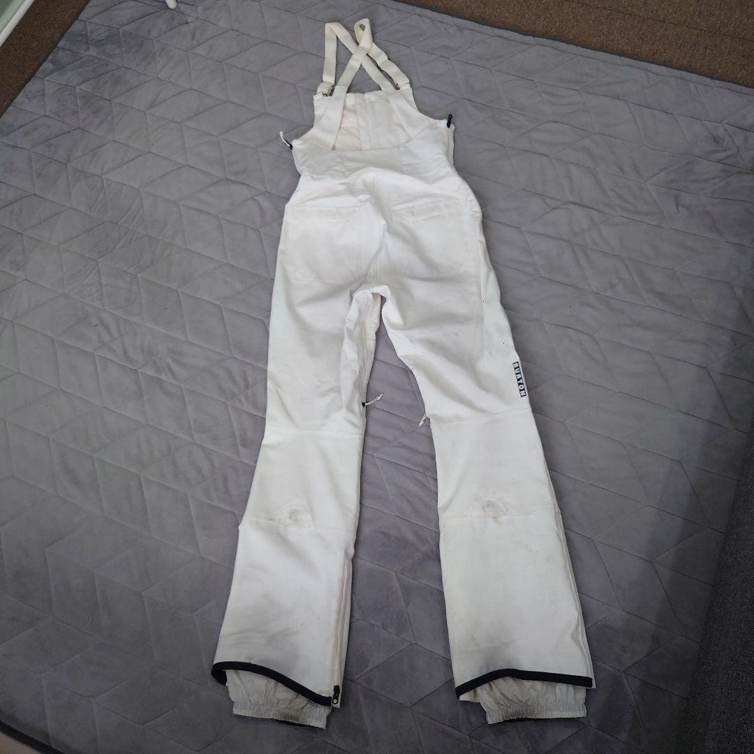 BURTON ホワイト ビブパンツ XSサイズ レディース