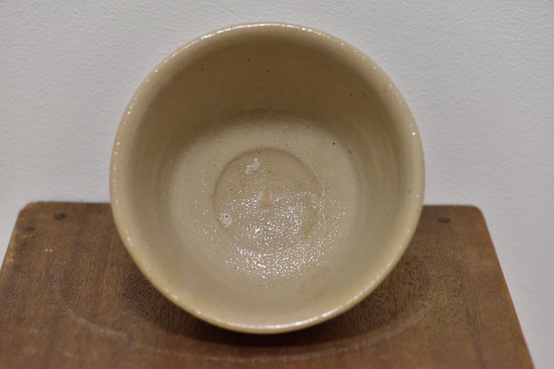 十字高台茶碗　　茶道具　検索:萩/唐津/李朝/現代工芸/骨董/作家