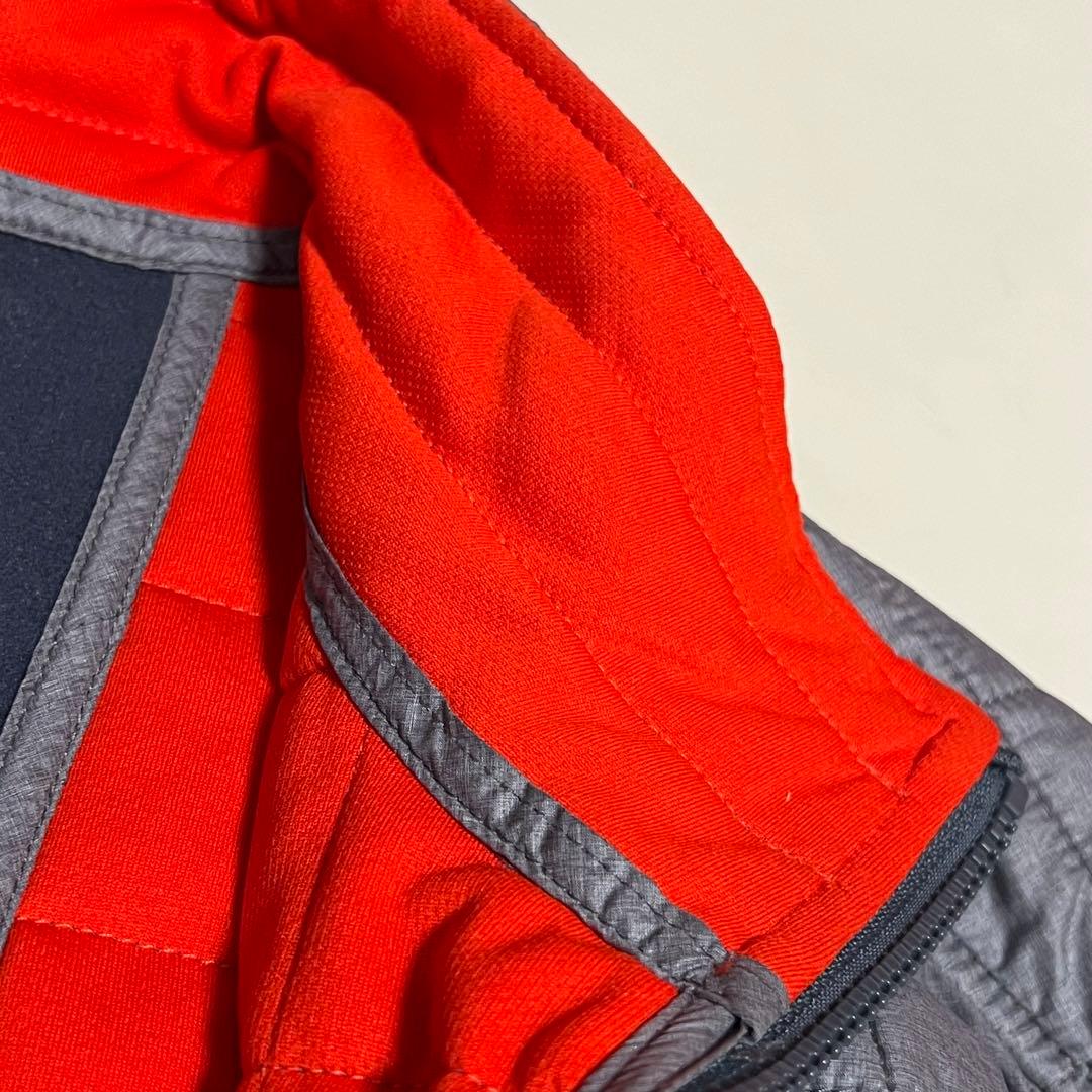 美品 J.LINDEBERG 中綿 ブルゾン L キルティングゴルフ グレー