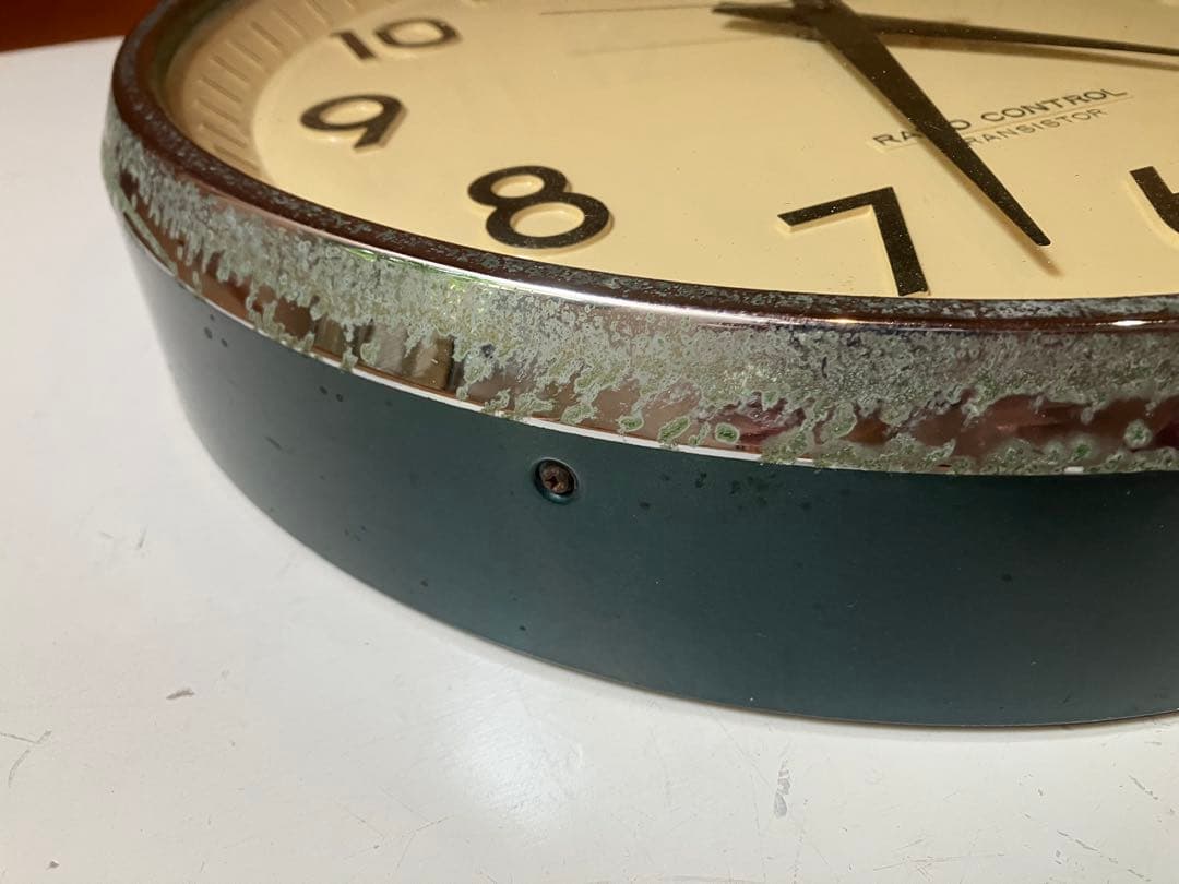 昭和レトロ SEIKO セイコー 大型 壁掛け　工場　レトロ　ラジオコントロール