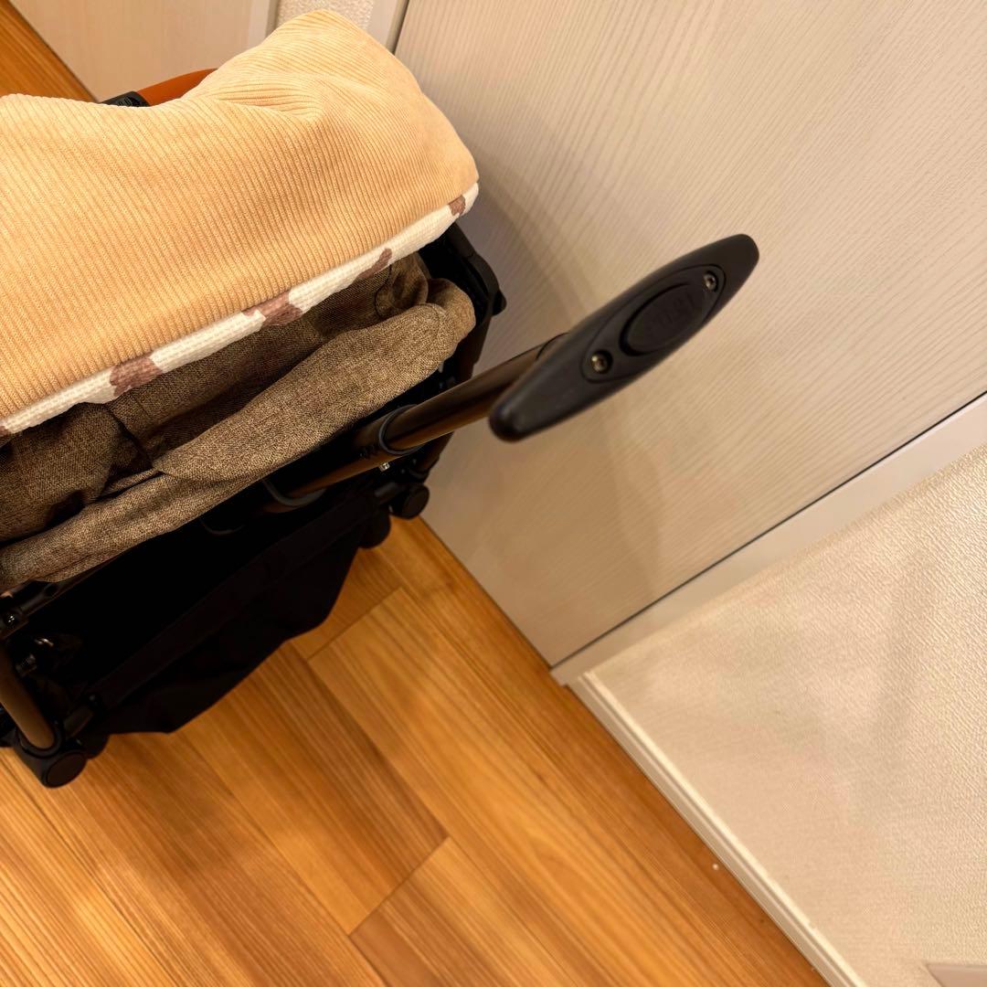 極美品 smooca ペットカート スムーカ レザー ブラウン 折畳