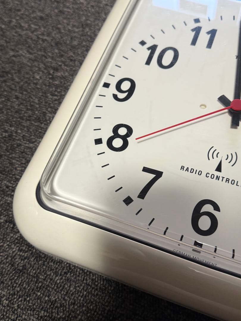 【美品】TWEMCO RC-12 時計 パタパタ 電波 壁掛け トゥエンコ