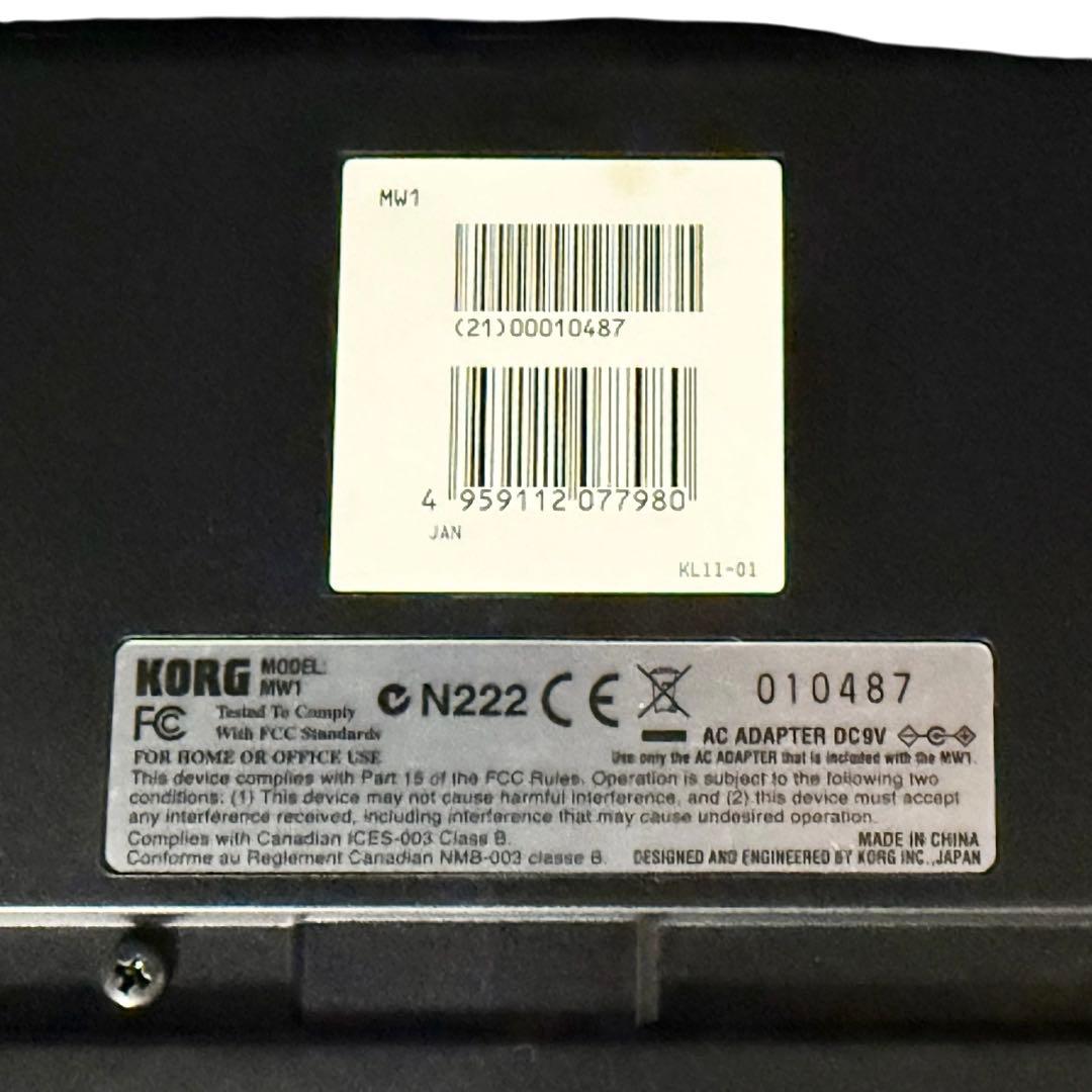 KORG microSTATION MW1 シンセサイザー 動作品 純正ケース付