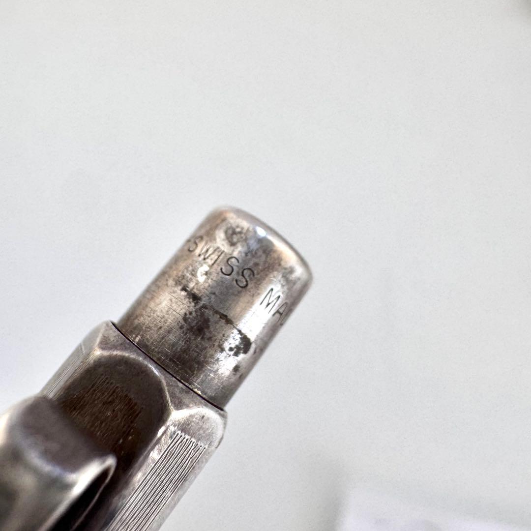 カランダッシュ エクリドール 旧型 シェブロン ボールペン シルバー