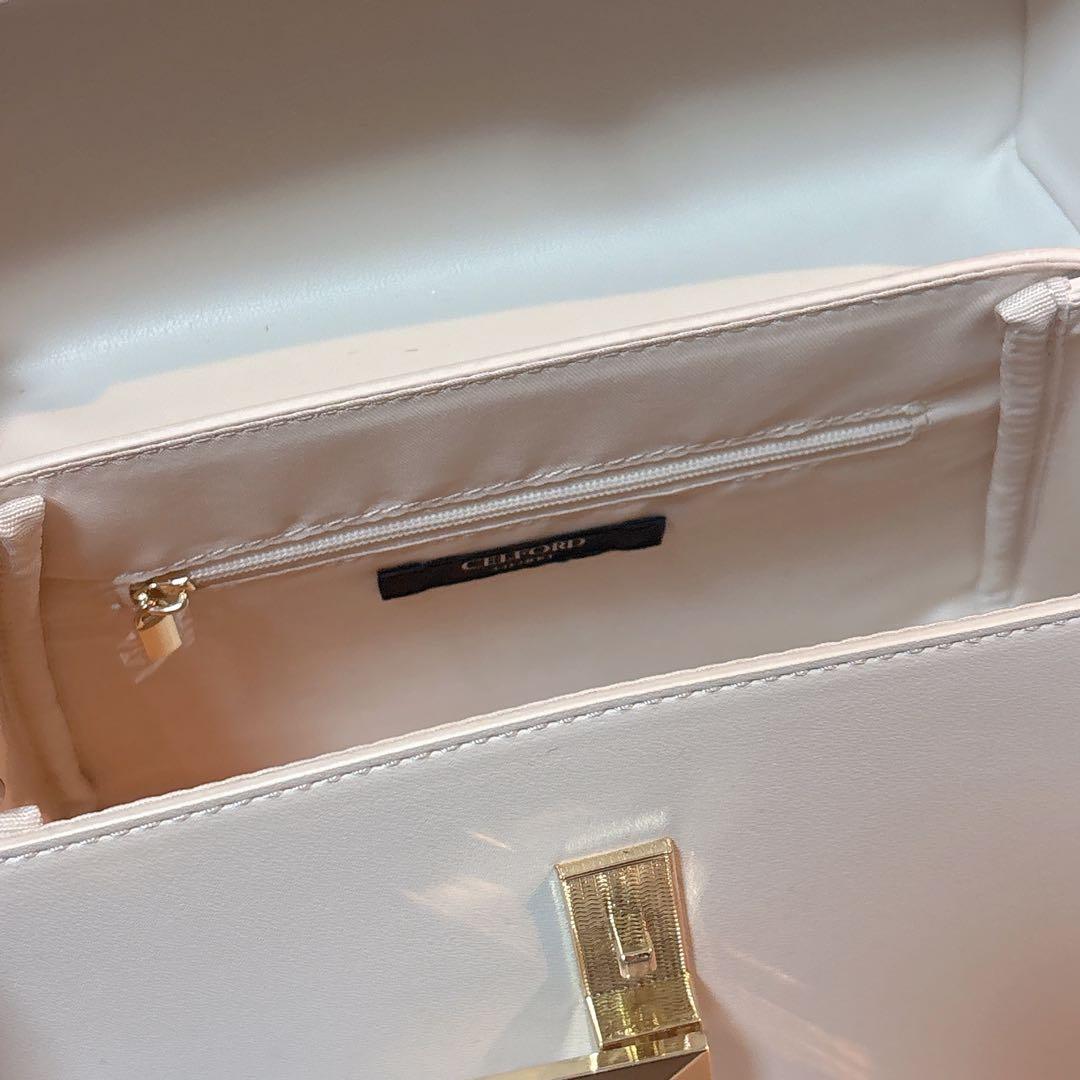 え*ト様 CELFORD リュタン ビジュースタッズポシェット（Ｍ） IVR ア