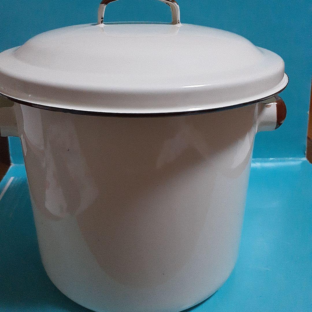 ホーロー保存容器 花柄 大容量