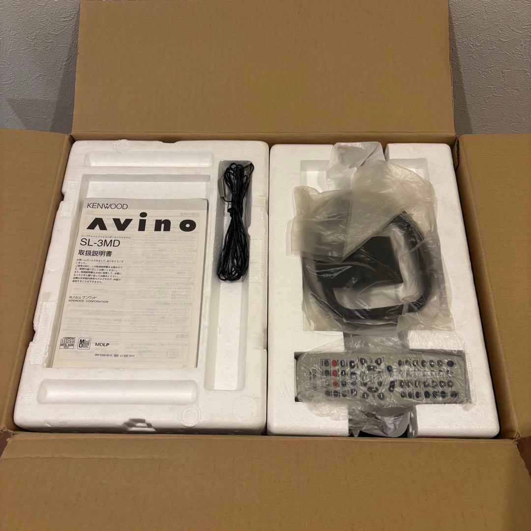 【極美品】KENWOOD SL-3MD-N オーディオコンポ Avino