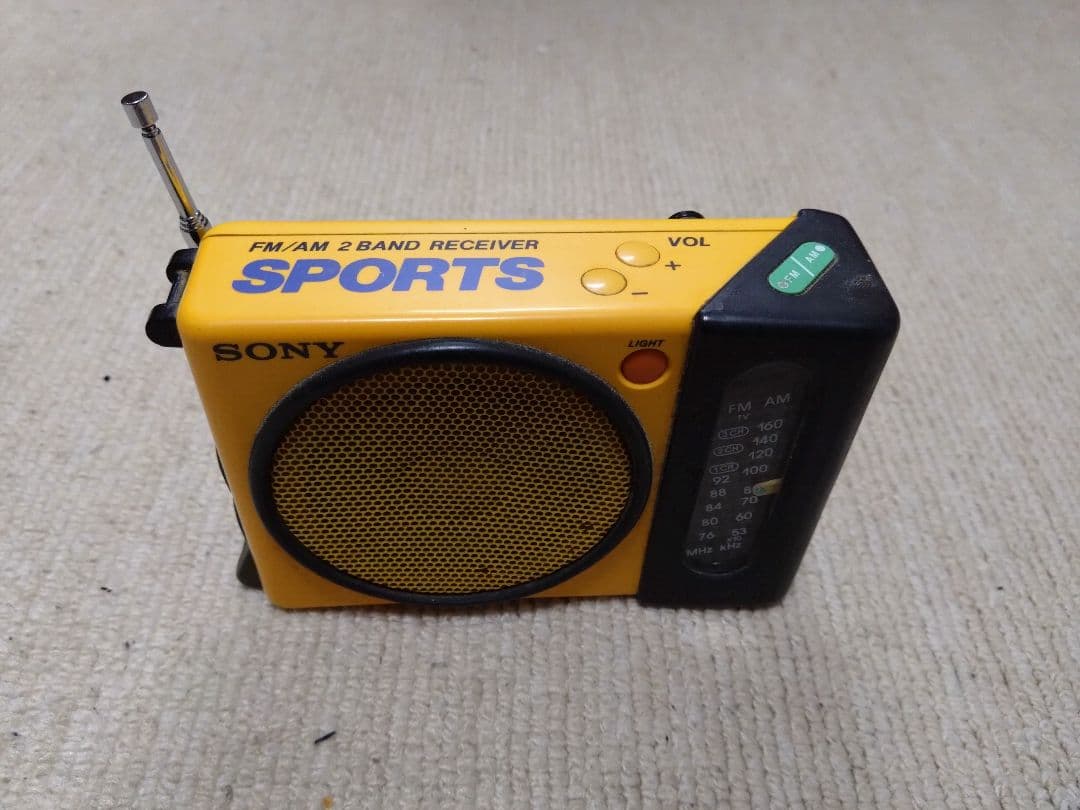 SONY ソニー SPORTS ICF-S75 FM/AM 防水ラジオ