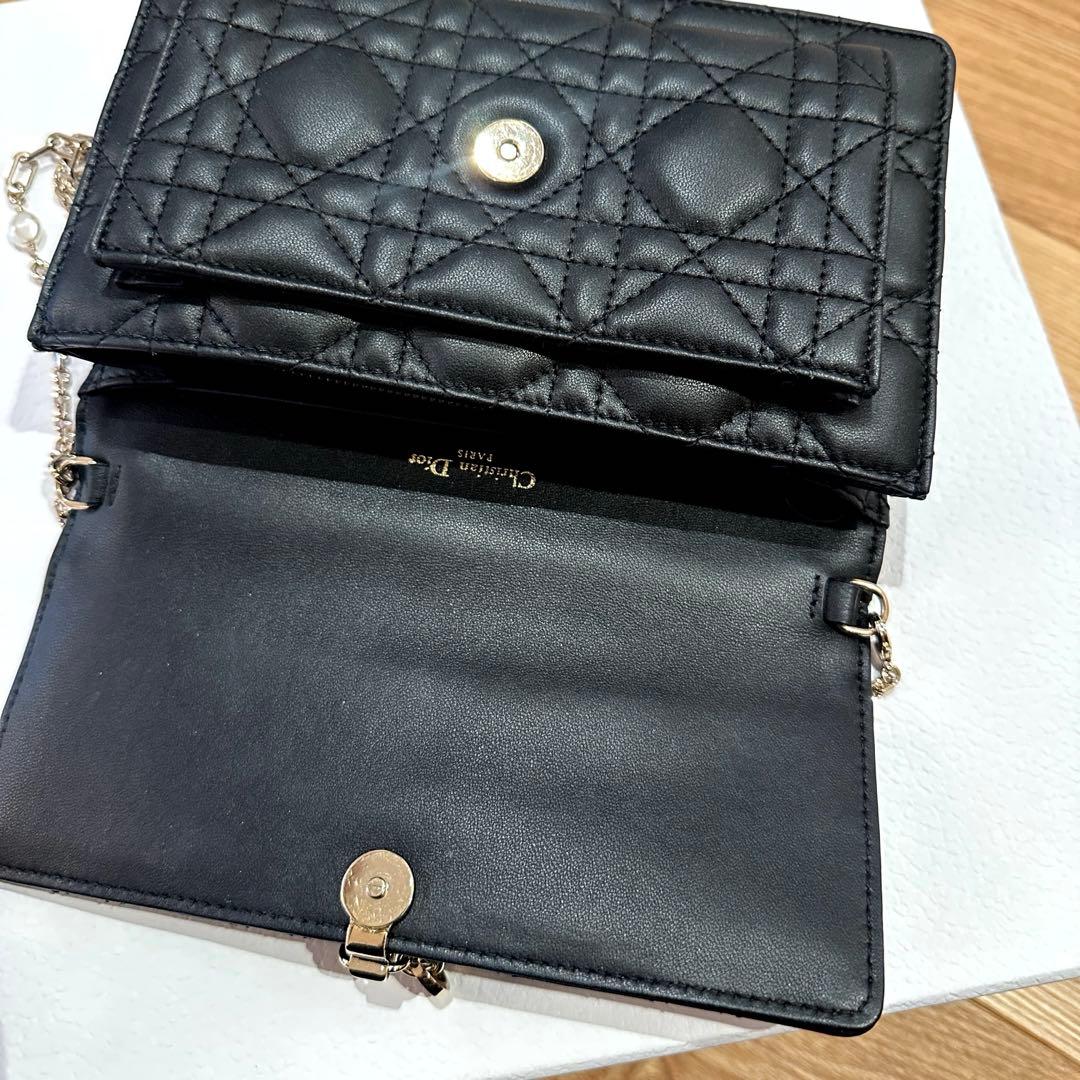 美品‼️Dior My Dior デイリーチェーンポーチ ブラック
