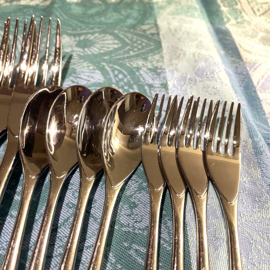 ジョエルロブション　スプーン、フォーク大小　4セット