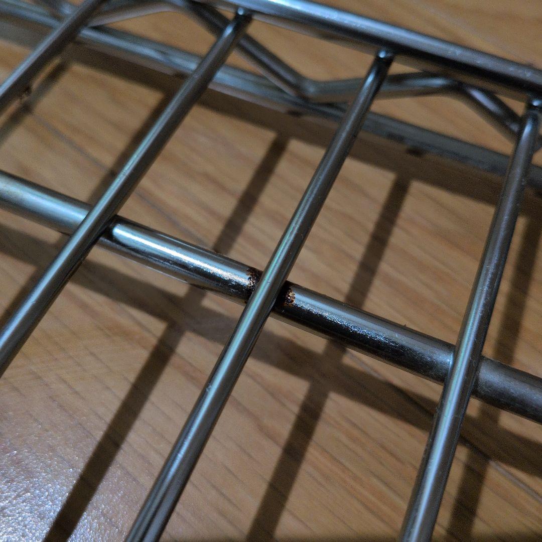 ホームエレクター600×600ワイヤーシェルフ×4、三方クロスバー×1　No.6