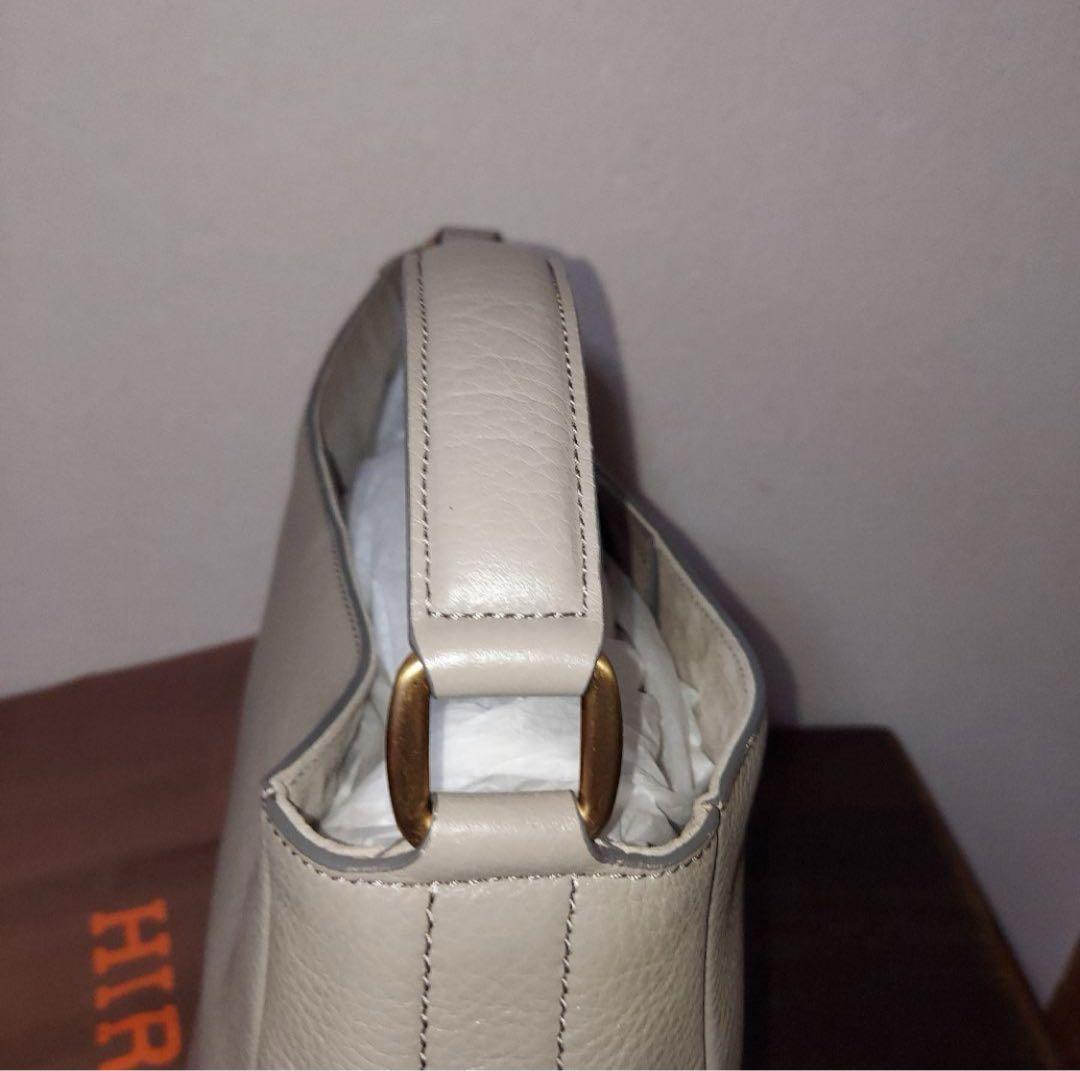 ★極美品★HIROFUバックイタリア。おしゃれなグレージュ