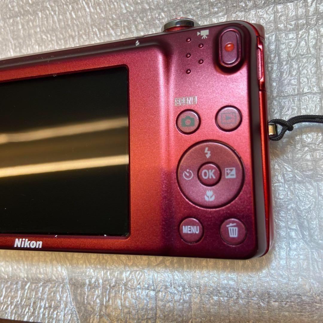 Nikon coolpix S3500 レッド デジカメ 2722