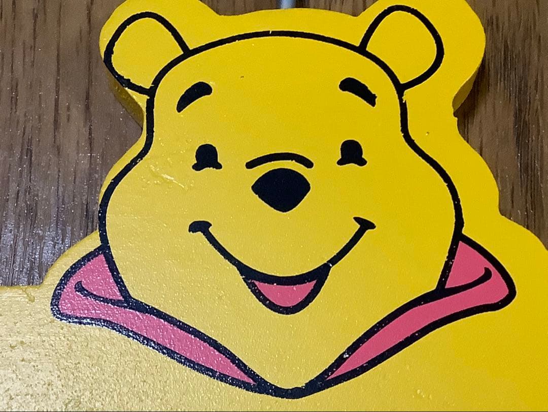 【確認画像】くまのプーさん木製ハンガー2セット