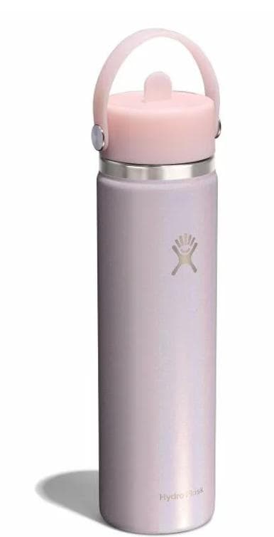 【日本未発売色】Hydro Flask 24oz グリマーピンク ストロー付