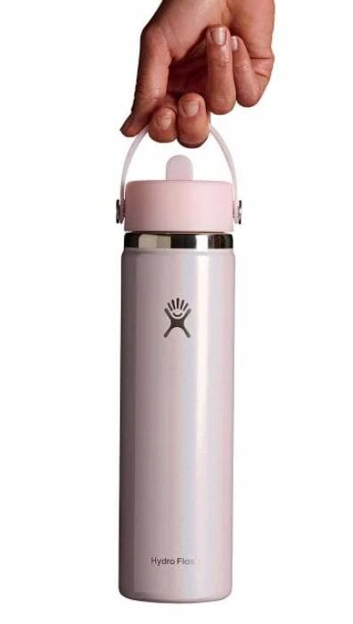 【日本未発売色】Hydro Flask 24oz グリマーピンク ストロー付