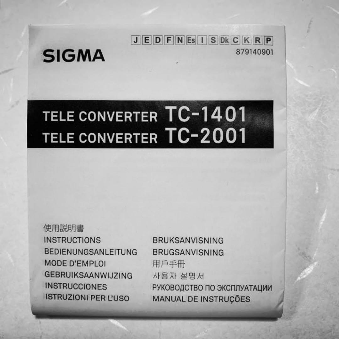 SIGMA テレコンバーター1.4×  Canon用