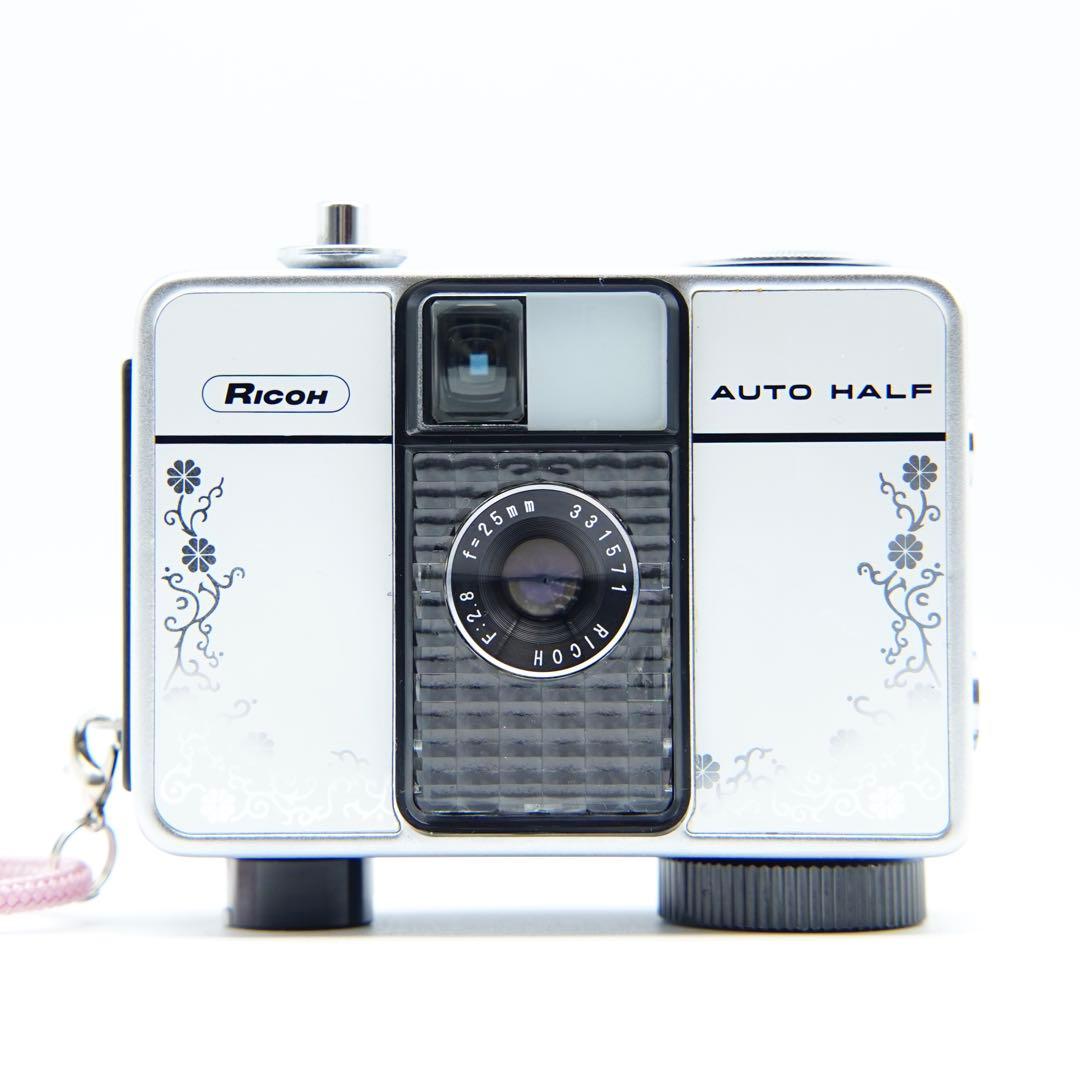 【動作確認・清掃済み＊試写あり】花柄 リコーオートハーフE