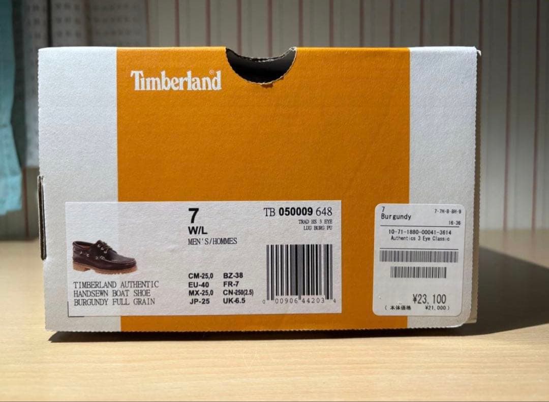 【美品】Timberland 3Eye Classic Lug 50009