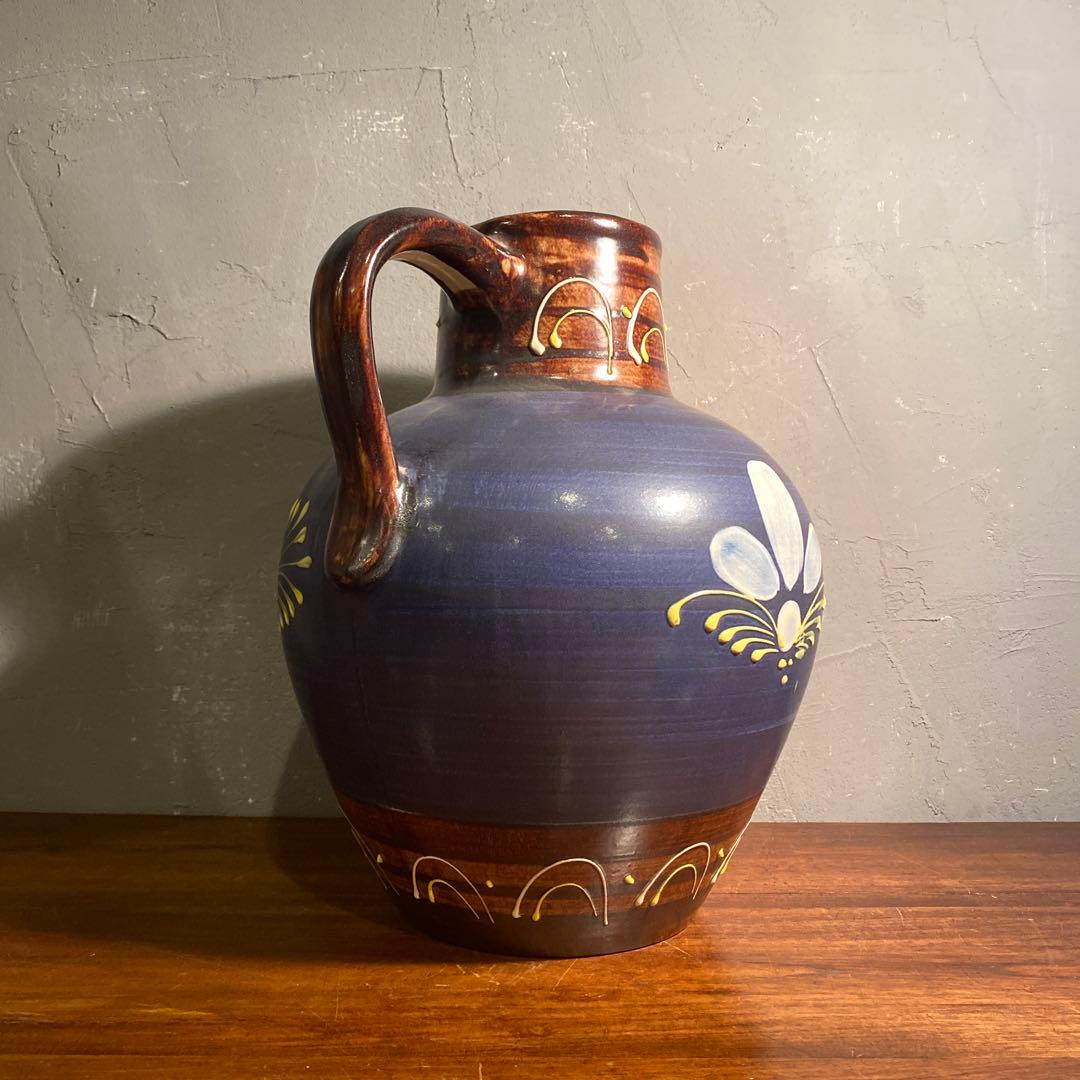 ヴィンテージ フラワーベース ヨーロッパ 水差し ファットラヴァ インテリア