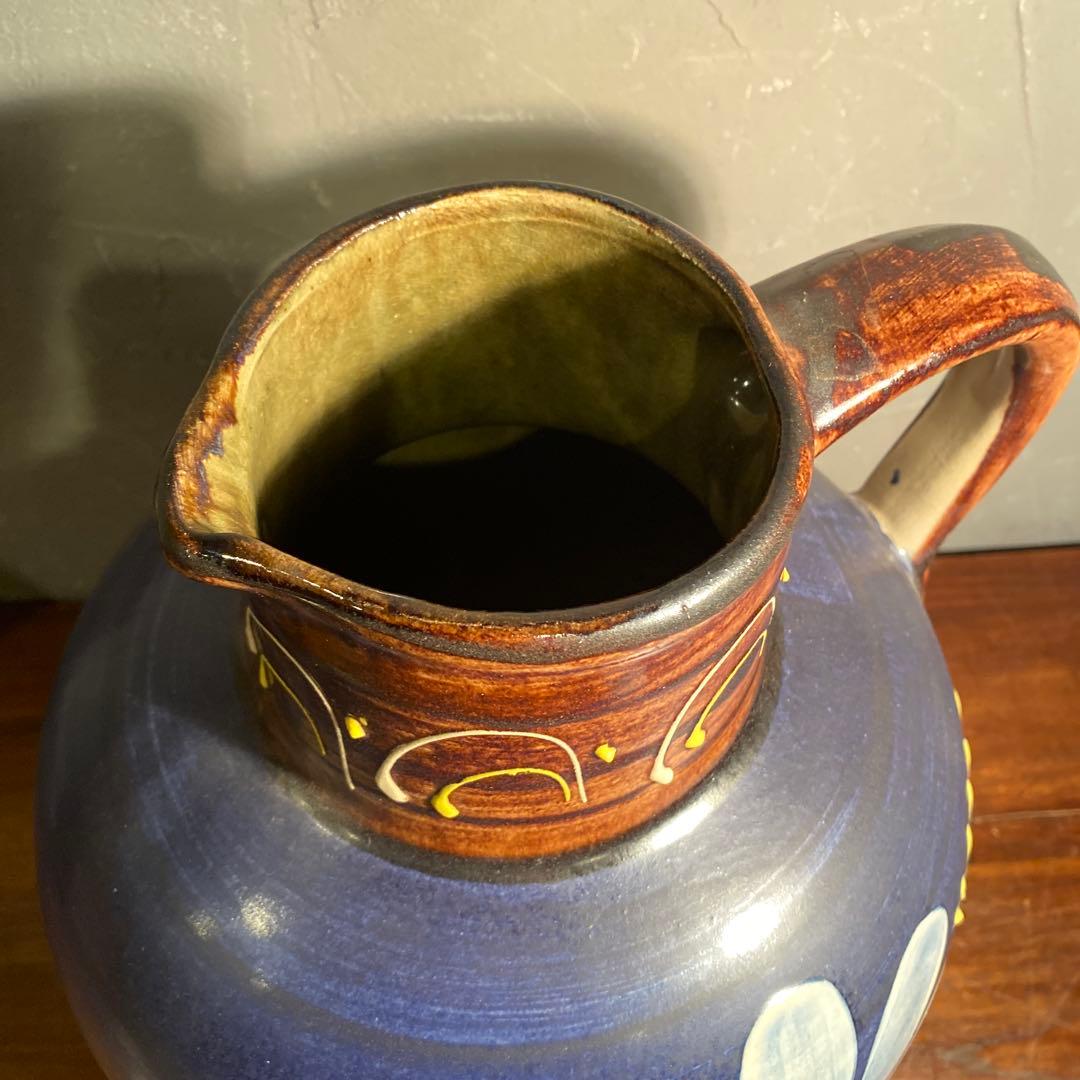 ヴィンテージ フラワーベース ヨーロッパ 水差し ファットラヴァ インテリア