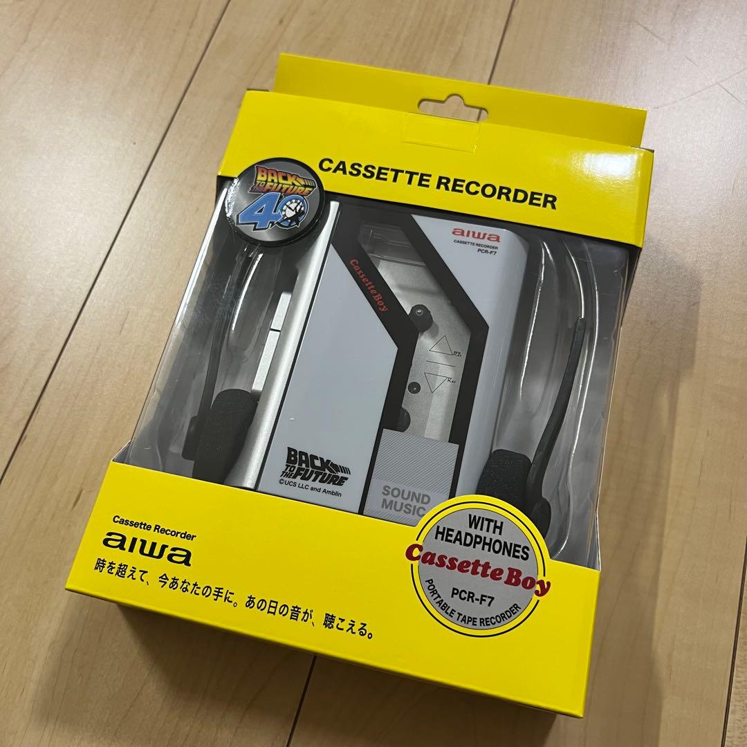 新品未使用 aiwa PCR-F7 ドンキ バックトゥザフューチャー カセット