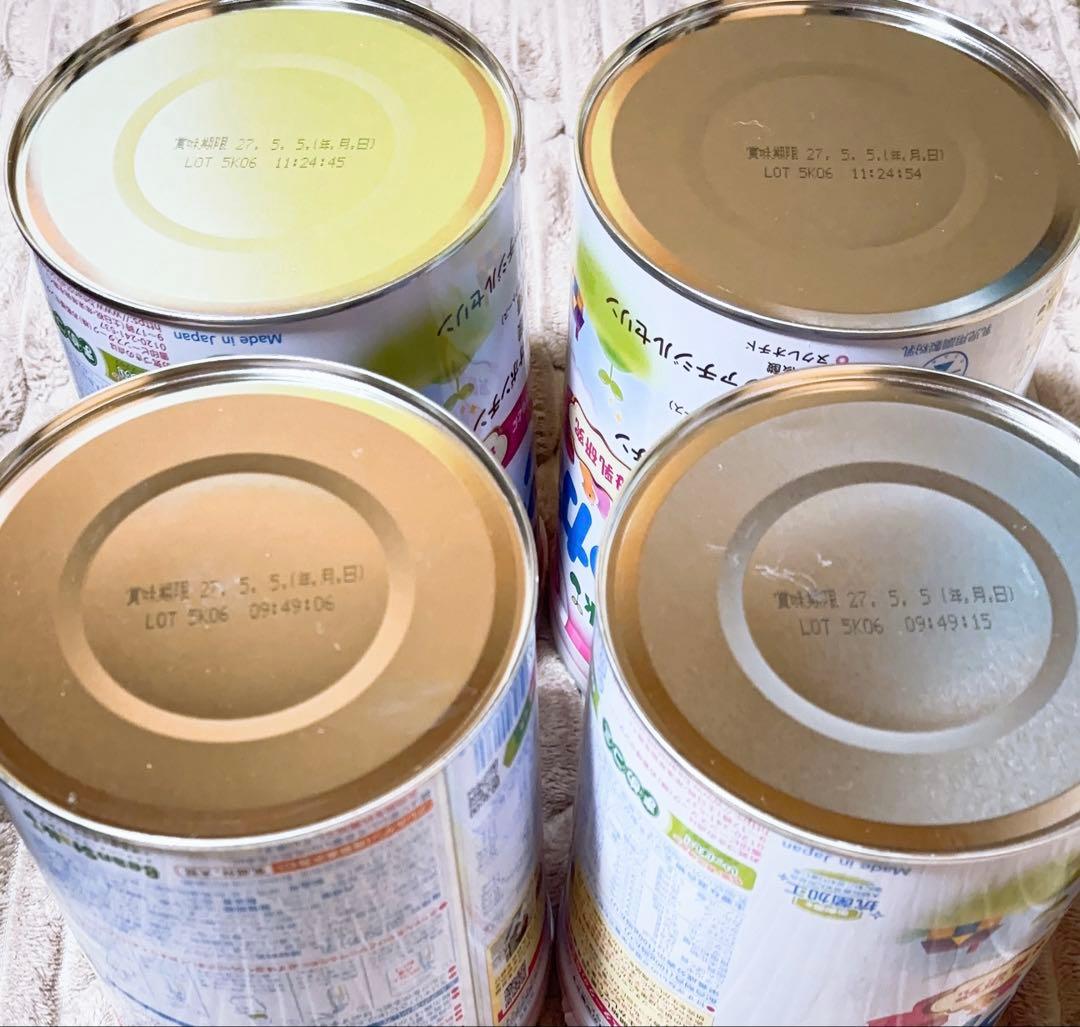 新品　雪印 ビーンスターク すこやかM1 800g 大缶 ４缶　プレゼント５点