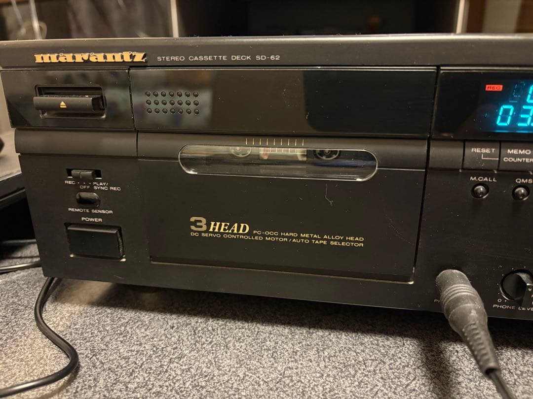 ラジオ・コンポ marantz STEREO CASSETTE DECK SD-62