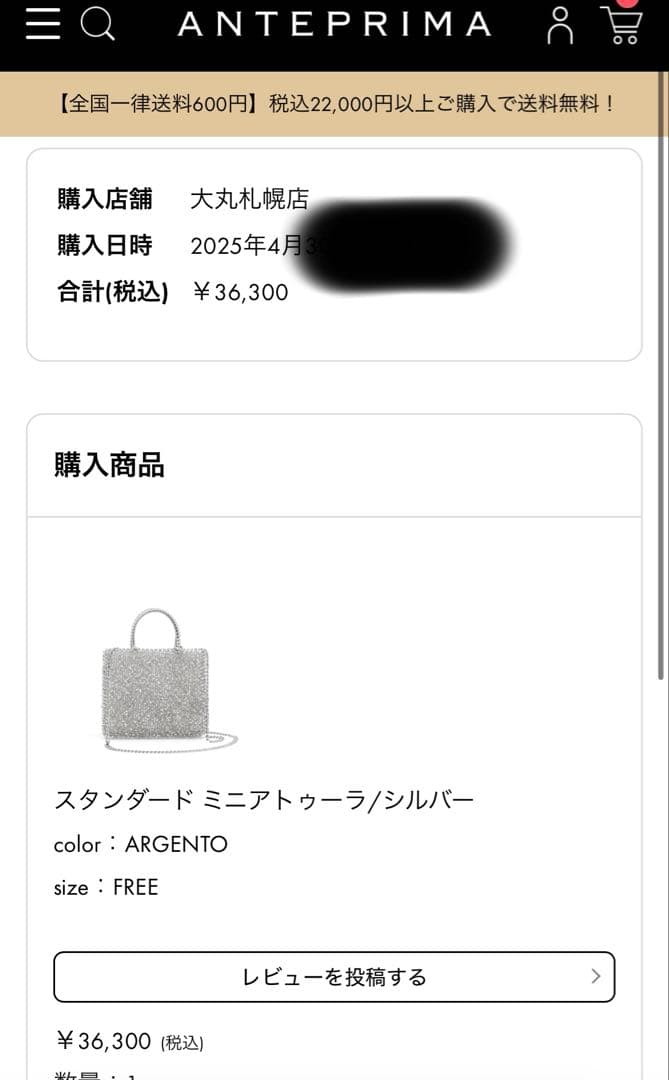 ANTEPRIMA スタンダード ミニアトゥーラ シルバー