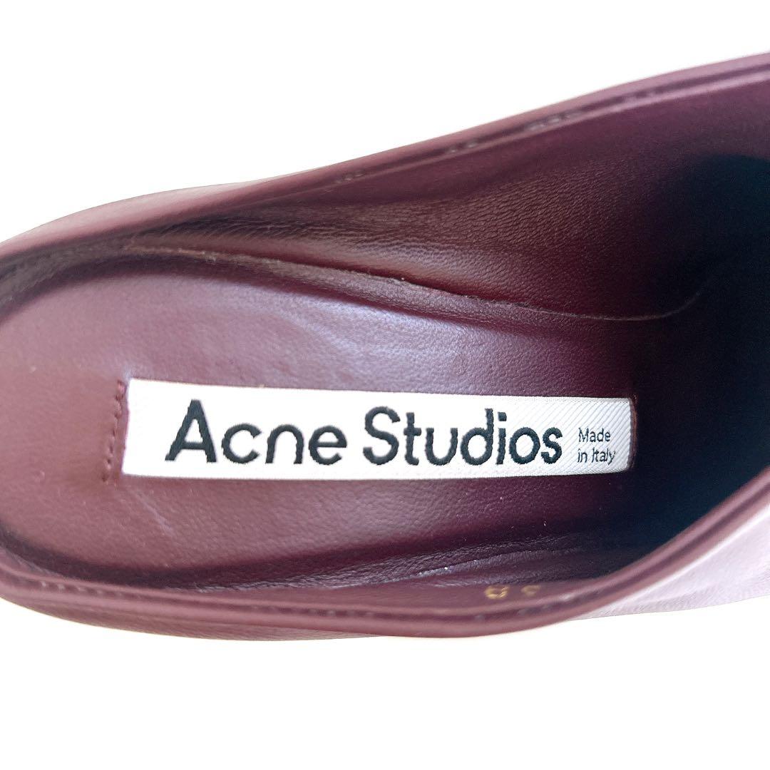Acne Studios アクネストゥディオズ アクネ レザー ミュール ヒール
