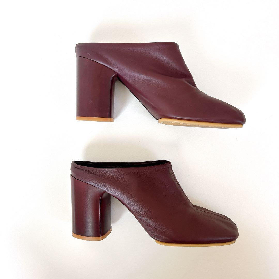 Acne Studios アクネストゥディオズ アクネ レザー ミュール ヒール